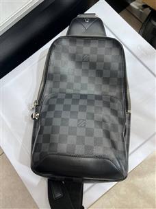 Louis Vuitton Damier Graphite Avenue Sling Bag - Black Backpacks